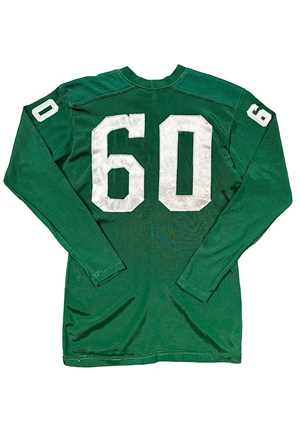 Circa 1960 Chuck Bednarik Philadelphia Eagles Game-Used Durene Jersey (Pounded • Multiple Repairs)
