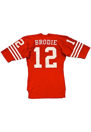 Early 1970s John Brodie San Francisco 49ers Game-Used Jersey (MEARS A10 • Rare)