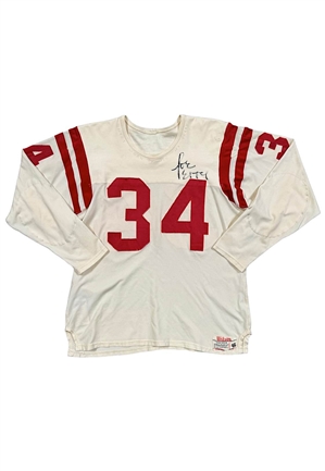 1959 Joe Perry SF 49ers Game-Used & Autographed Jersey (Multiple Repairs)