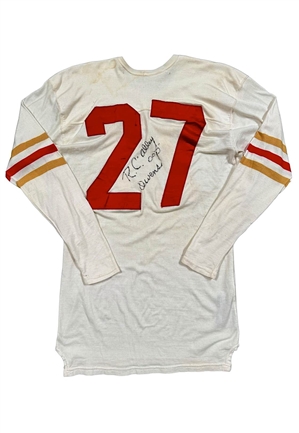 1957 R.C. "Alley-Oop" Owens 49ers Game-Used & Autographed Jersey (Rare One-Year Style)