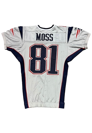 2007 Randy Moss NE Patriots Game-Used Jersey (Patriots COA)