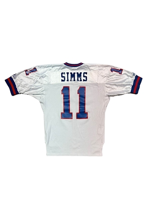 1993 Phil Simms NY Giants Game-Used Jersey (Repairs)