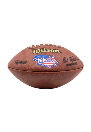 2/3/2002 Super Bowl XXXVI Game-Used Football (Bradys 1st SB • Sourced From Photographer Dick Raphaels Estate)