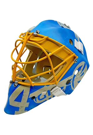 1/5/2019 Jake Allen St Louis Blues Game-Worn & Autographed Goalie Mask (Photo-Matched • Blues Hologram • Stanley Cup Champs)