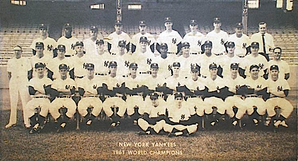 Enormous 1961 NY Yankees Photo That Hung in Yankee Stadium