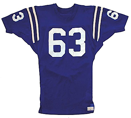 1970s Mike Barnes Baltimore Colts Game-Used Home Jersey (Team Repairs)