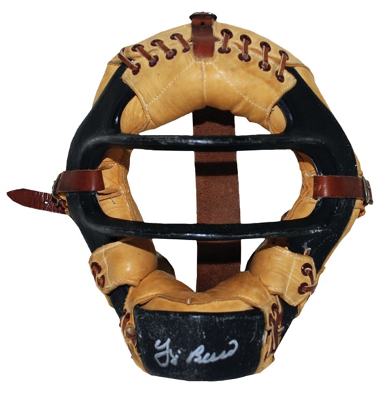 1950s Yogi Berra NY Yankees Game-Used &  Autographed Catchers Mask (Berra LOA) (JSA)