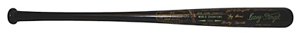 1956 New York Yankees World Championship Black Bat 