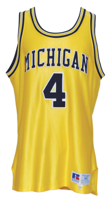 1992-93 Chris Webber Michigan Wolverines Game-Used Home Jersey