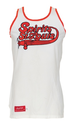 Circa 1975 Spirits of St. Louis ABA Team Issued Home Jersey & Game-Used Shorts (2)