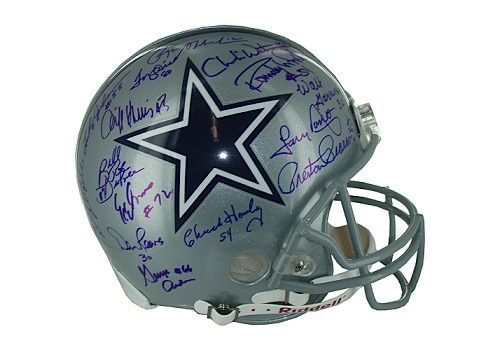 Dallas Cowboys Greats Team Signed Helmet