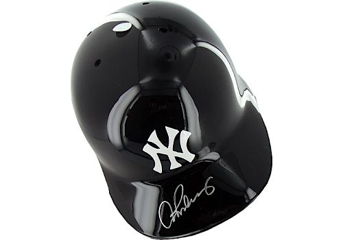Alex Rodriguez Autographed Left Ear Flap Yankees Batting Helmet