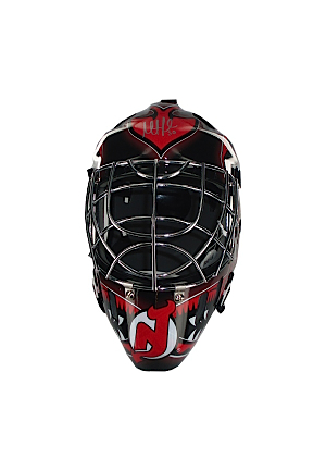 Martin Brodeur Autographed Franklin New Jersey Devils Replica Full Size Goalie Mask (Steiner COA)