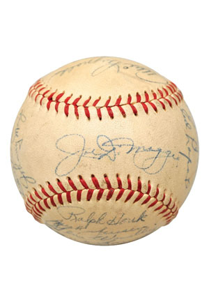 1951 New York Yankees Team Signed Baseball (Full JSA LOA • Championship Season)