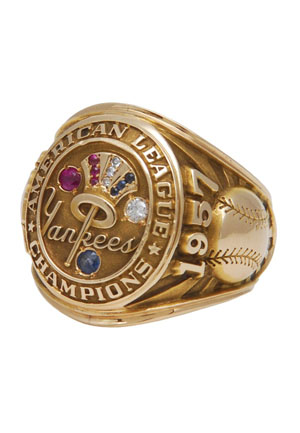 1957 Bob Turley New York Yankees AL Championship Players Ring (Mint • Rare)