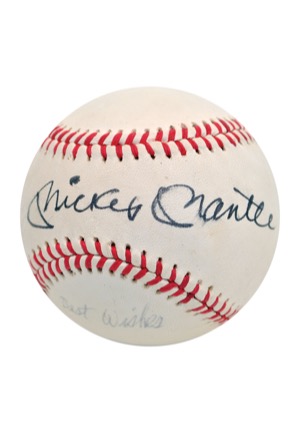 Mickey Mantle & Roger Maris Autographed Baseball (JSA • Full PSA/DNA)