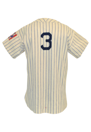 1939 George Selkirk New York Yankees Game-Used Pinstriped Home Flannel Jersey (Babe Ruths Iconic NY No. 3 • Championship Season)
