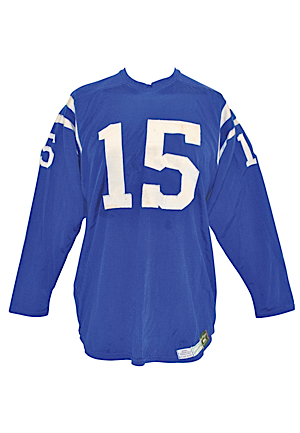 1968 Earl Morrall Baltimore Colts Game-Used Home Jersey