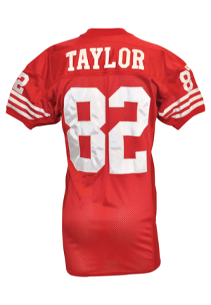 1994 John Taylor San Francisco 49ers Game-Used Home Jersey