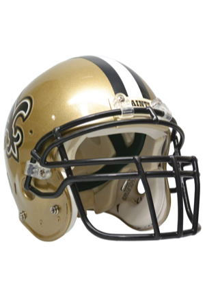 2009 Jeremy Shockey New Orleans Saints Game-Used Helmet