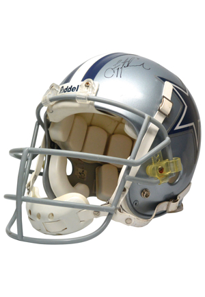 Mid 1990s Troy Aikman Dallas Cowboys Game-Used & Autographed Helmet (Full JSA LOA • Originally Sourced From Aikman)