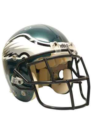 2010 DeSean Jackson Philadelphia Eagles Game-Used & Autographed Helmet (JSA • Originally Sourced From Jackson)