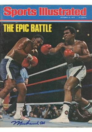 10/13/1975 Sports Illustrated Magazine Signed By Muhammad Ali (JSA)
