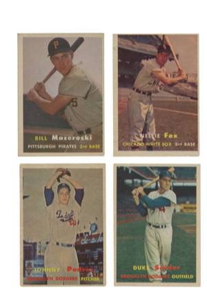 Near Complete 1957 Topps Baseball Card Set (398 of 407)