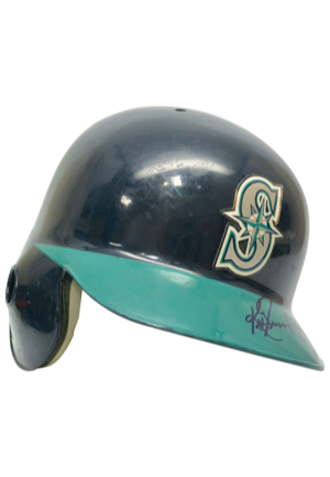 Circa 1995 Ken Griffey Jr. Seattle Mariners Game-Used & Autographed Helmet (JSA)