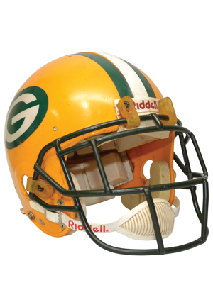 1990 LeRoy Butler Rookie Green Bay Packers Game-Used & Autographed Helmet (JSA)