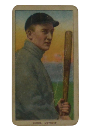 1909-11 T206 Ty Cobb Sweet Caporal Bat Off Shoulder (Beckett Grade 1)