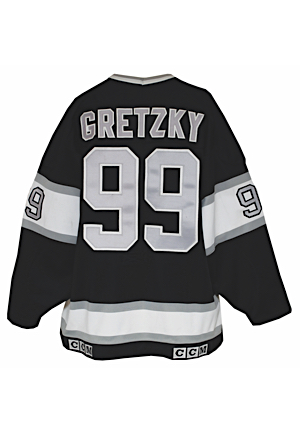 1989-90 Wayne Gretzky Los Angeles Kings Game-Used Home Jersey (Casey Samuelson & Rich Ellis LOAs • Sourced From HOF Teammate Larry Robinson)