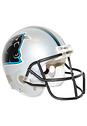 2005 Jake Delhomme Carolina Panthers Game-Used Helmet