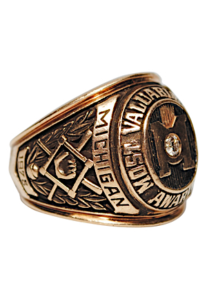 1978 Most Valuable Player Ring Awarded To Steve Howe Of The University Of Michigan