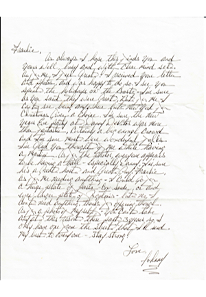 2/11/2000 John Gotti Handwritten Signed Letter From Prison With Original Envelope (Full JSA)
