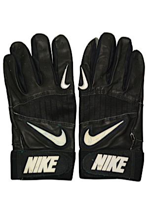 Ken Griffey Jr. Seattle Mariners Game-Used & Dual Autographed Batting Gloves (JSA • Griffey LOA)