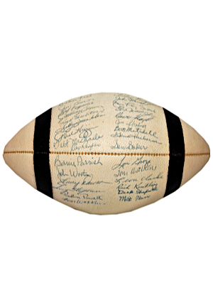 1960s Cleveland Browns Team-Signed Footballs (5)(JSA • Bobby Franklin Collection)