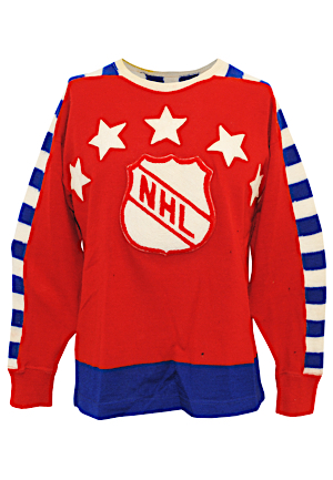 Emile "Butch" Bouchard 1947 First NHL All-Star Game "All-Stars" Game-Worn Jersey (Graded 9.5 • Bouchard LOA)