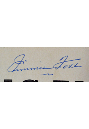 1960 Jimmie Foxx Autographed "Big-Time Baseball" Book (JSA)