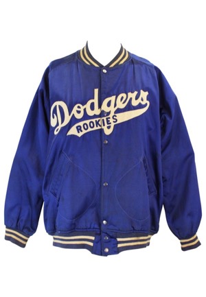 1950s Brooklyn Dodgers Player-Worn "Rookies" Satin Jacket (Rare)