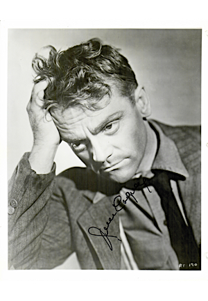 James Cagney Single-Signed 8x10 B&W Photo (JSA)
