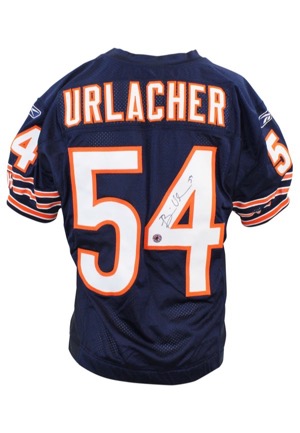 2006 Brian Urlacher Chicago Bears Game-Used & Autographed Home Jersey (JSA • Urlacher LOA)