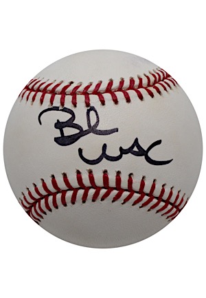 Bernie Mac Single-Signed OML Baseball (JSA • PSA/DNA)