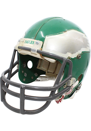 Late 1980s Randall Cunningham Philadelphia Eagles Game-Used Helmet
