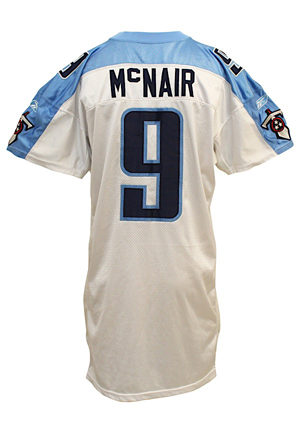 2002 Steve McNair Tennessee Titans Game-Used Jersey