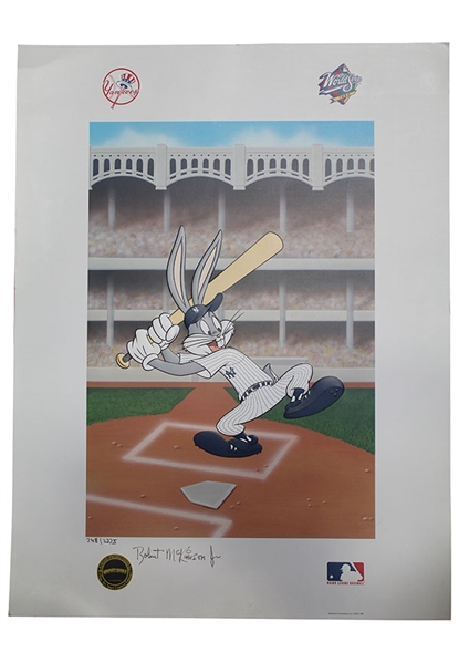 Robert McKrimson "Bugs Bunny" Autographed Lithograph (JSA)