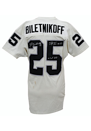 Fred Biletnikoff Oakland Raiders Autographed & Inscribed Jersey