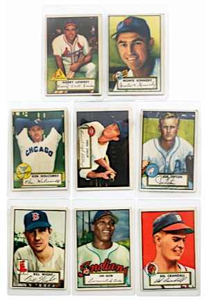 Grouping Of 1952 Topps Baseball (8)