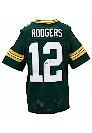 Aaron Rodgers Green Bay Packers Autographed Jersey