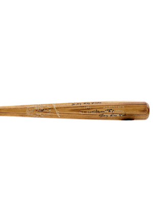 1960 Willie Mays San Francisco Giants Dual-Autographed Professional Model All-Star Game Bat (PSA/DNA)